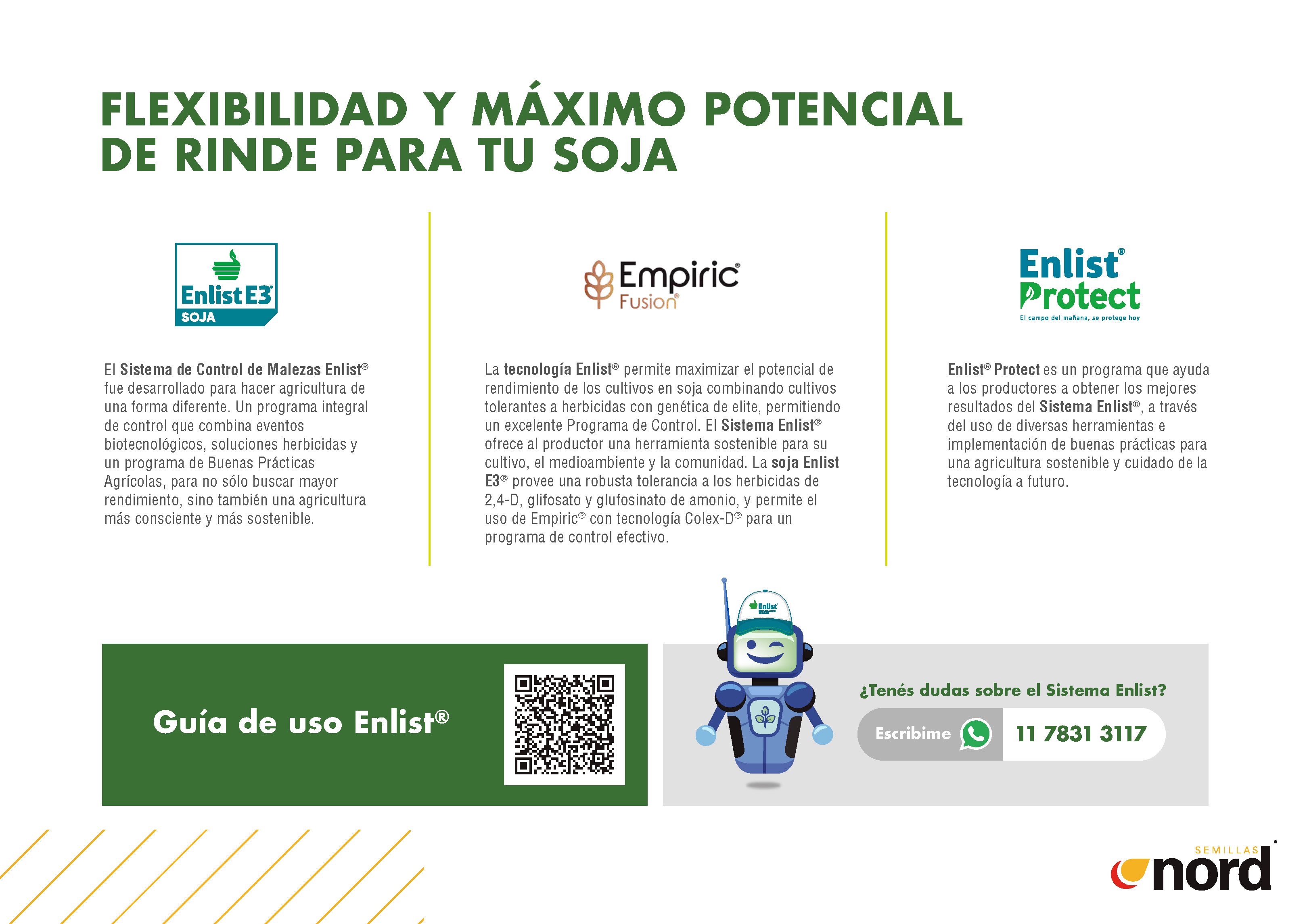 ficha técnica semillas de soja NORD